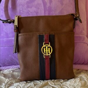 2015 Tommy Hilfiger Brown Crossbody Messenger Bag